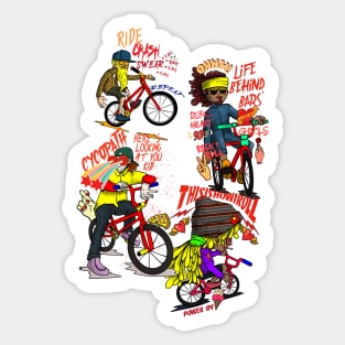 bike gang Sticker